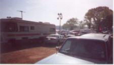 One of our camping neighbors, these lights helped to see some of the entertainment :) 