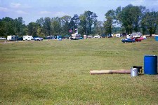 Another shot of the empty campgrounds early in the week. 