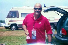 Mr. Tommy and his home made spatula. 